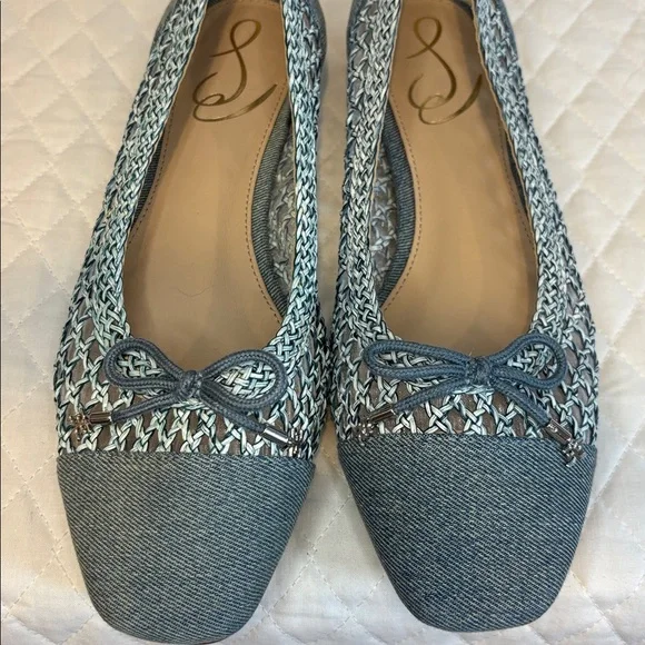 Sam Edelman Women's May
Square Toe Bow Accent Openwork
Flats Size 7 - Picture 10 of 11